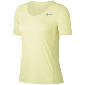 Nike  City Sleek Top W  women's T shirt in Yellow