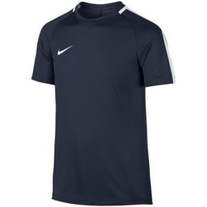 Nike  Dry Top Academy JR  boys's Children's T shirt in Black