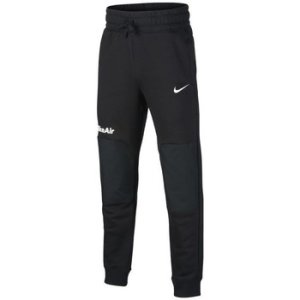 Nike  JR Air  boys's Children's Sportswear in Black. Sizes available:UK M,UK L,UK XL