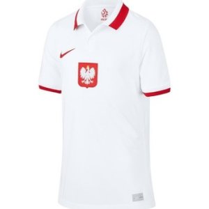 Nike  JR Polska Breathe Home 2021  boys's Children's polo shirt in White