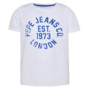 Pepe jeans  ANTHONY  boys's Children's T shirt in White