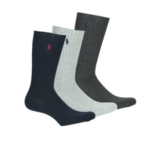 Polo Ralph Lauren  ASX74 3 PACK CLASSIC COTTON  men's Stockings in Grey