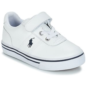 Polo Ralph Lauren  HANFORD EZ  boys's Children's Shoes (Trainers) in White