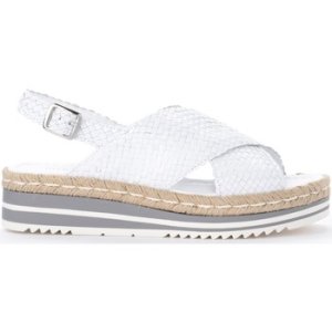 Pon´s Quintana  sandal in white woven leather  women's Sandals in White