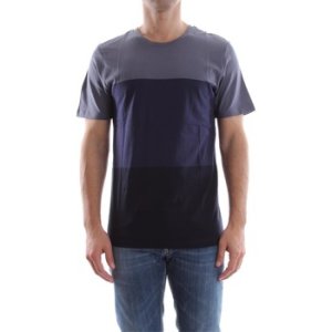 Premium By Jack jones  12118214 BLOCK TEE  men's T shirt in Blue