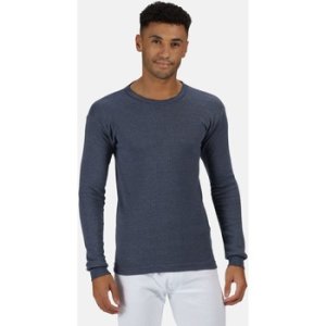 Professional  Long Sleeve Thermal Vest Blue  men's Sweater in Blue