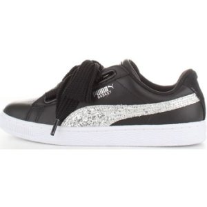 Puma  364078 Low Sneakers Woman Nero/argento  women's Shoes (Trainers) in Multicolour