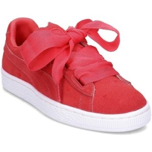 Puma  Heart Valentine  boys's Children's Shoes (Trainers) in Pink