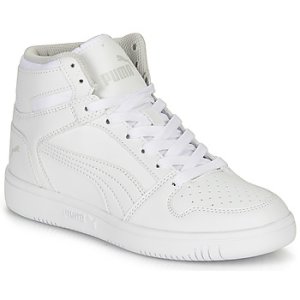 Puma  REBOUND LAYUP B  boys's Children's Shoes (High-top Trainers) in White