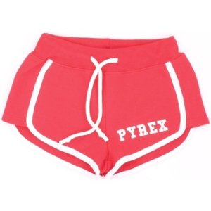 Pyrex  019359 Sweatshirt shorts Girl Rosso  girls's Children's shorts in Red