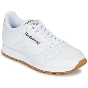 Reebok Classic  CLASSIC LEATHER  men's Shoes (Trainers) in White. Sizes available:3.5,6,6.5,7.5,8,9,9.5,10.5,11.5,2.5,7,8.5,12,4.5,5.5,3.5,13,6.5,7.5,8,8.5,9,10.5