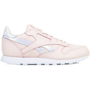 Reebok Sport  Classic Leather  girls's Children's Shoes (Trainers) in Pink