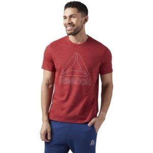 Reebok Sport  Marble Melange Tee  men's T shirt in multicolour