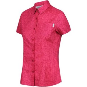 Regatta  Honshu IV Printed Short Sleeved Shirt Pink  women's Shirt in Pink