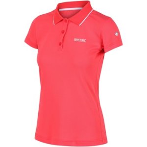 Regatta  Maverick V Short Sleeve Polo Shirt Red  women's  in Red
