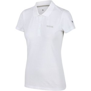Regatta  Sinton Coolweave Polo Shirt White  women's Polo shirt in White