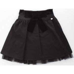 Relish Girl  GORE183406JF miniskirts Girls Nero  girls's Children's Skirt in Black