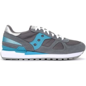 Saucony  Shadow sneaker in suede and gray-blue fabric  men's Shoes (Trainers) in Other