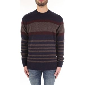Selected  16063687 Crewneck  Men Blu/grigio  men's Sweater in Multicolour