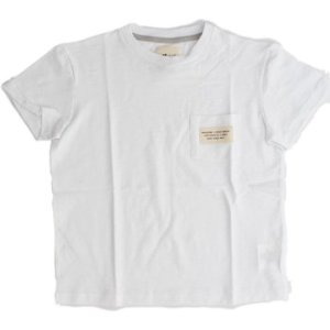 Shoeshine  E7TM3504 K  boys's Children's T shirt in White