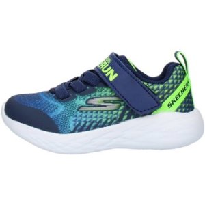 Skechers  97858N SNEAKERS Boys Blue Lime  boys's Children's Shoes (Trainers) in Multicolour