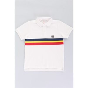 Sun68  A19321 Short sleeves Boys Bianco  boys's Children's polo shirt in White