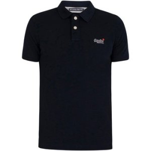 Superdry  Classic Pique Polo Shirt  men's  in Blue