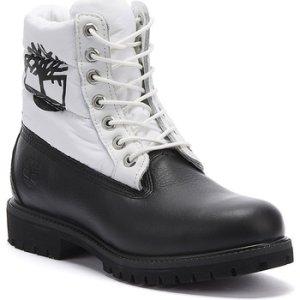 Timberland  6 Inch Premium Puffer Mens Black / White Boots  men's Snow boots in Black