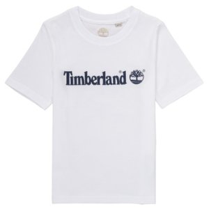 Timberland  NATANAELE  boys's Children's T shirt in White