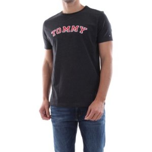 Tommy Hilfiger  UM0UM01623 TEE LOGO  men's T shirt in Grey