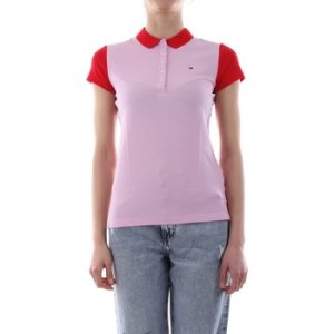 Tommy Hilfiger  WW0WW23706 NEW CHIARA  women's Polo shirt in Pink