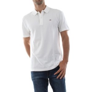 Tommy Jeans  DM0DM05508 TOMMY CLASSIC P  men's Polo shirt in White