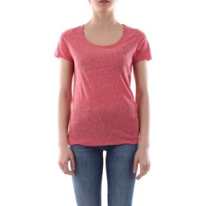 Tommy Jeans  DW0DW04435 ORIGINAL TRIBLEND T-SHIRT Women RED  women's T shirt in Red