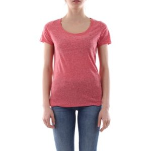 Tommy Jeans  DW0DW04435 ORIGINAL TRIBLEND  women's T shirt in Red