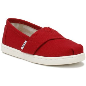 Toms  Toddlers Red Canvas Tiny Classic Espadrilles  boys's Children's Espadrilles / Casual Shoes in Red