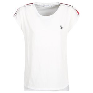 U.S Polo Assn.  JEWELL TEE SS  women's T shirt in White