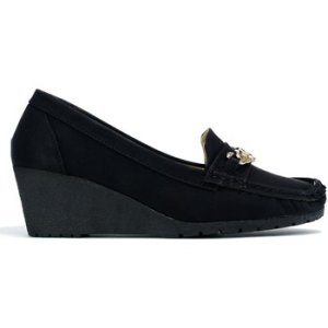 Unbranded  women's mid wedge shoe  women's loafers / casual shoes in black
