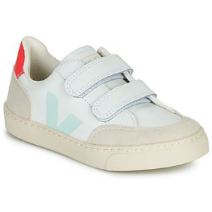 Veja  SMALL V12 VELCRO  girls's Children's Shoes (Trainers) in White
