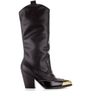 Versace  E0VVBS12-71345 Calf Women Nero  women's High Boots in Black