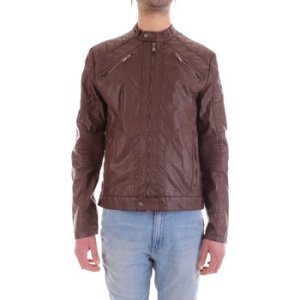 Yes Zee  J512-GK00 Leather jackets Men Moro  men's Leather jacket in Brown