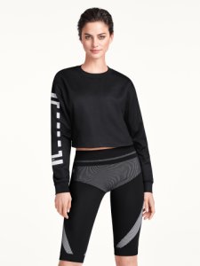 Logo Cropped Sweater - 9330 - S