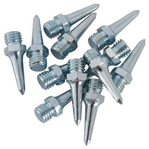 Set Of 12 Steel 15mm Spikes For Athletics Shoes
