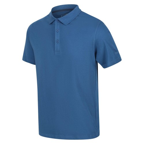 Sinton Men's Fitness Short Sleeve Polo Shirt - Dynasty Blue