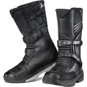 Agrius Crater WP Adventure Motorcycle Boots - Black, Black