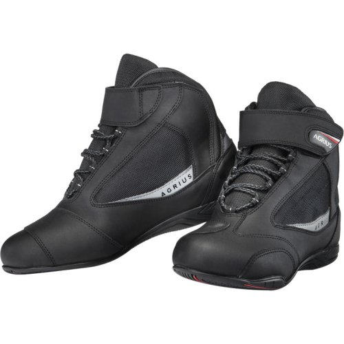 Agrius Stunt WP Ankle Motorcycle Boots - Black, Black