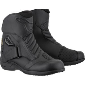 Alpinestars New Land Gore-Tex CE Motorcycle Boots - Black, Black