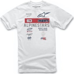 Alpinestars Sponsored T-Shirt - White, White