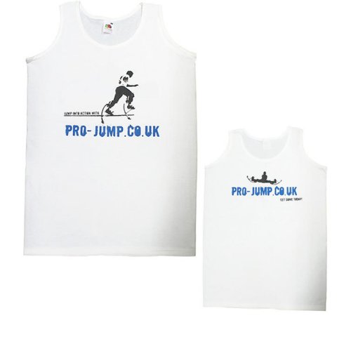 Official Pro-Jump Vest Top - White, White