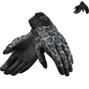 Rev It Spectrum Ladies Motorcycle Gloves - Leopard Dark Grey, Leopard Dark Grey