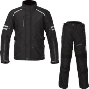 Spada Camber CE Motorcycle Jacket & Trousers Black Kit - UK/US 62-64 | EU 72 / 74 | 5XL, Black